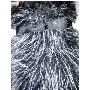 Chanel 2002 vintage faux fur boots